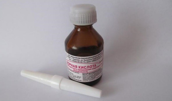 Лечение отита борной кислотой Лечение отита борной кислотой